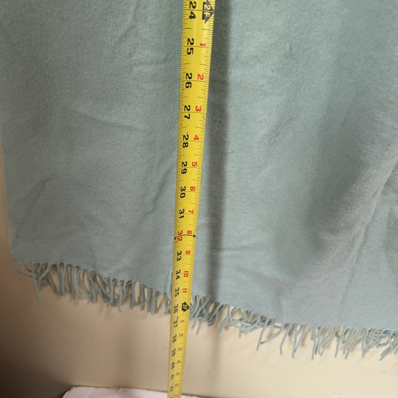 Aritzia Wilfred Free 100% Wool Classic Scarf Blanket Fringes Wrap Shawl Cozy Big - Picture 13 of 13